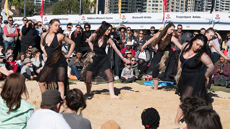 NAIDOC celebration in circular quay